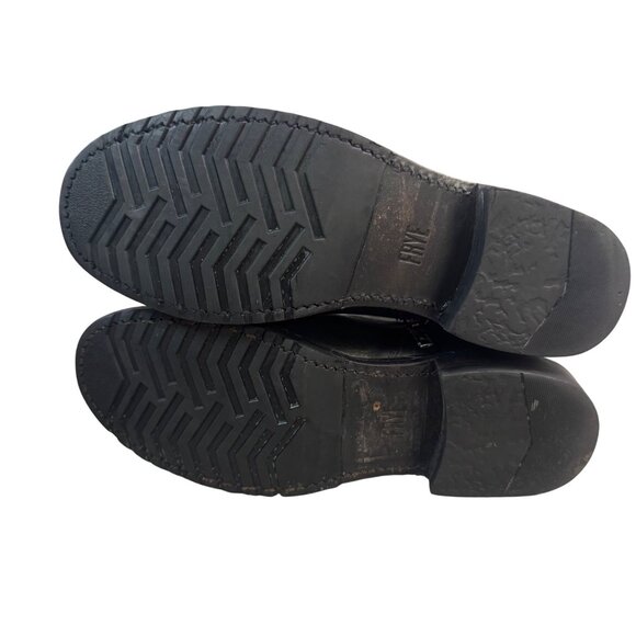 Black Leather Ankle Boots - Picture 9 of 11